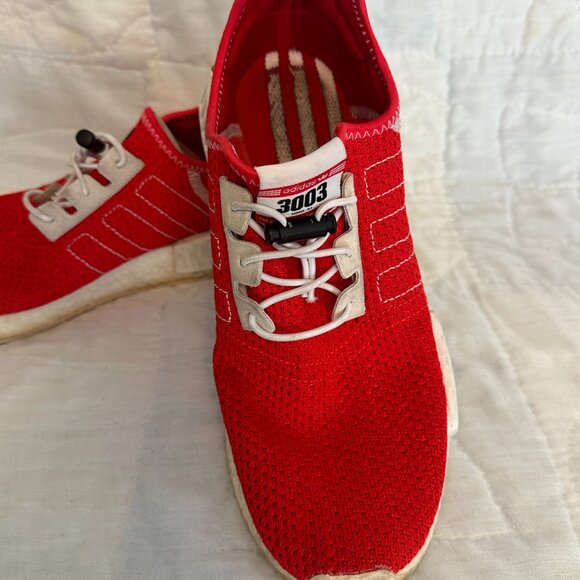 Adidas NMD R1 Active Red Sneaker Size 9 - Picture 2 of 14